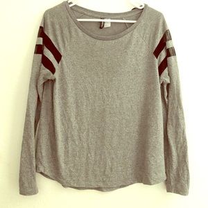 Chic Grey Long Sleeve Shirt